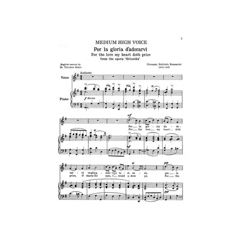 24 Italian Songs & Arias Complete Medium High and Medium Low Voice