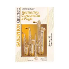 Rezitativo Canzonetta E Fuga fur saxophon quartett