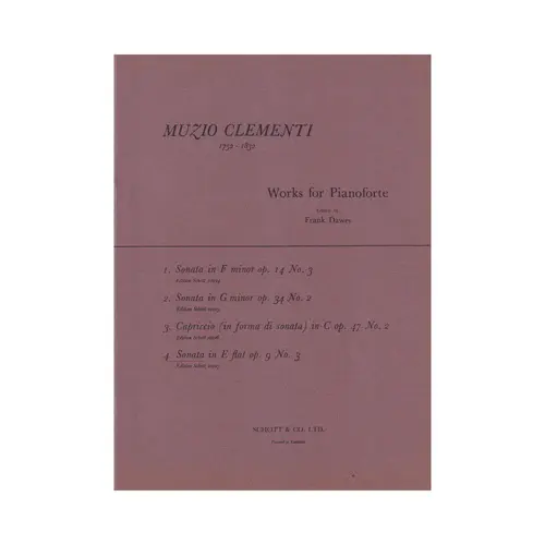 Sonata in E flat op. 9 n. 3 para piano