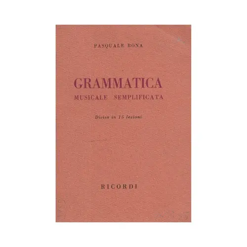 Grammatica - Musicale Semplificata