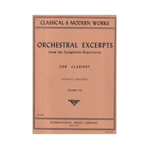 Orchestral Excerpts for trumpet Vol.08