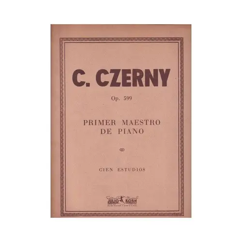 Primer Maestro de Piano - Cien Estudios Op.599