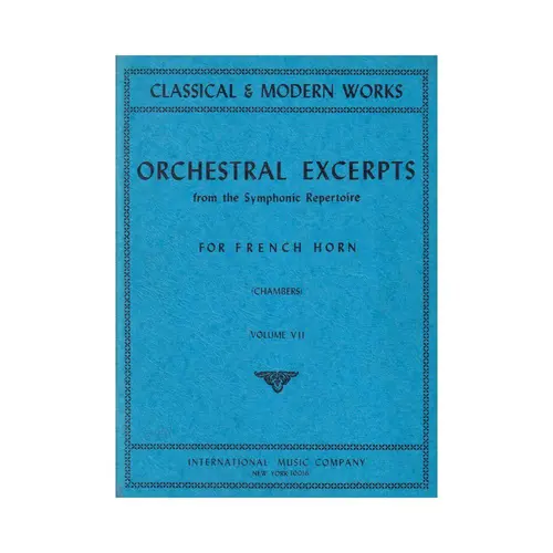 Orchestral Excerpts for horn Vol.07