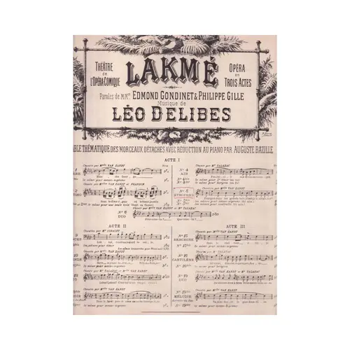 Lakme - N°5 Strophes