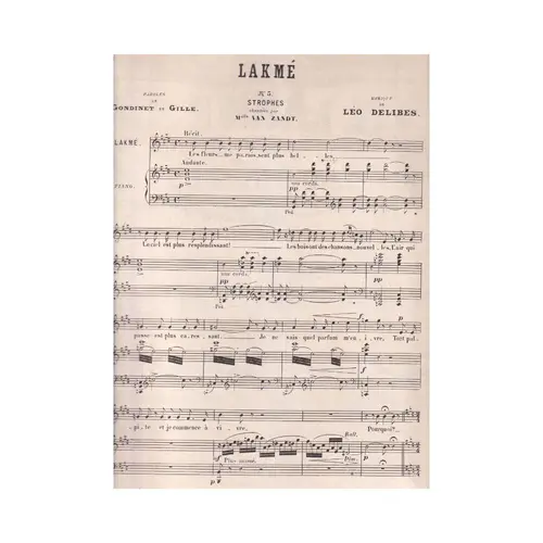 Lakme - N°5 Strophes