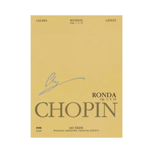 Rondos for Piano Chopin National Edition Vol.l - Jan Ekier