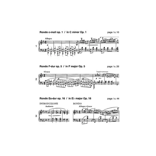 Rondos for Piano Chopin National Edition Vol.l - Jan Ekier