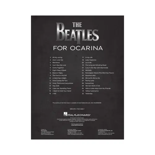 The Beatles for Ocarina - 30 Popular Hits