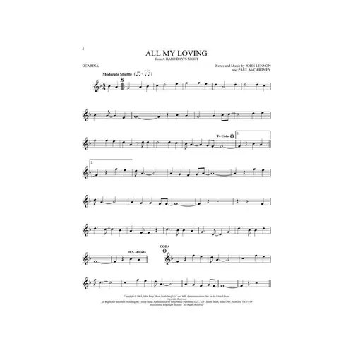 The Beatles for Ocarina - 30 Popular Hits