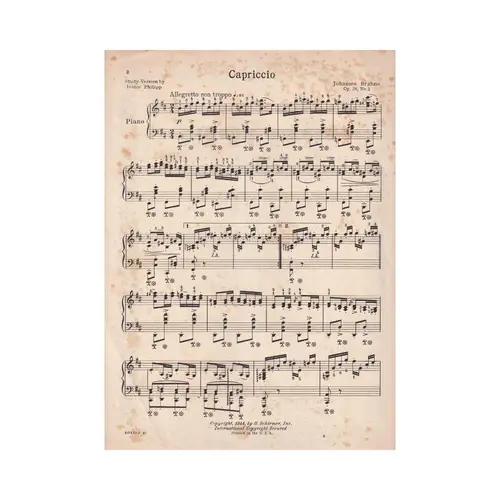 Capriccio In B Minor