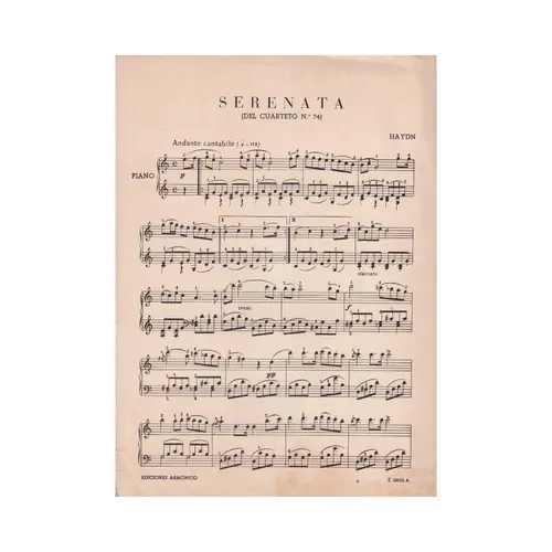 Serenata (Del Cuarteto N°74)