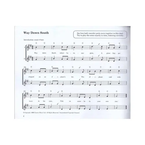 Recorder Duets from the Beginning – Book 1