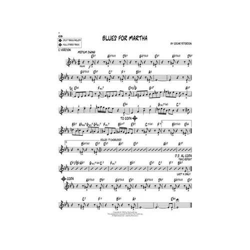 Oscar Peterson - 10 Classic Tunes - Jazz Play Along Vol.109