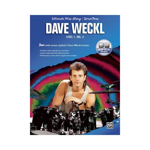 Ultimate Play-Along Drum Trax: Dave Weckl, Level 1, Volume 2: Drumset Book e Online Audio