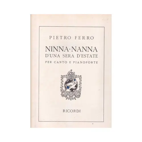Ninna - Nanna D'una Sera D'Estate