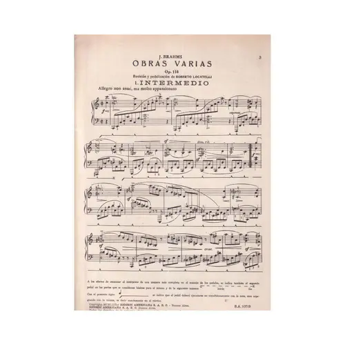 Obras Para Piano - Op.118 - Vol.3