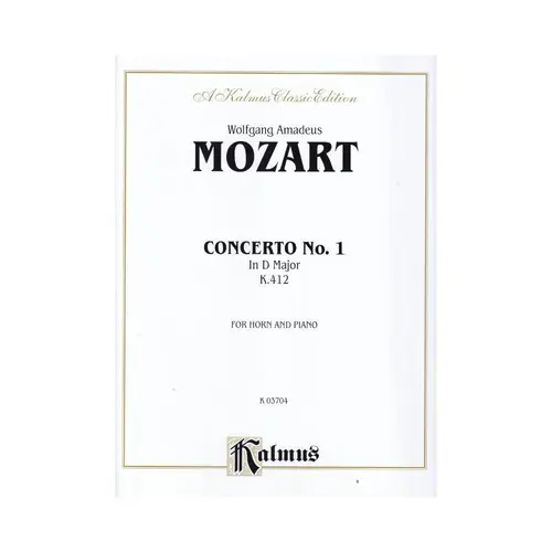 Horn Concerto No. 1, K. 412 in D major - Horn and Piano