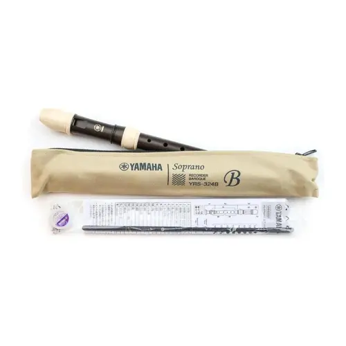 Flauta Doce Soprano Barroca Yamaha YRS-324B