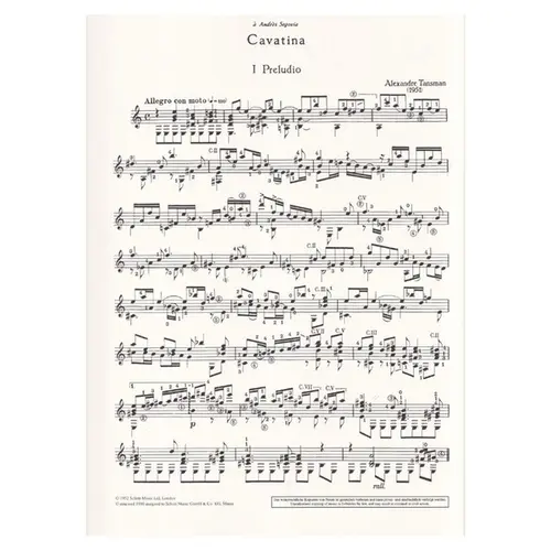 Cavatina For Guitar