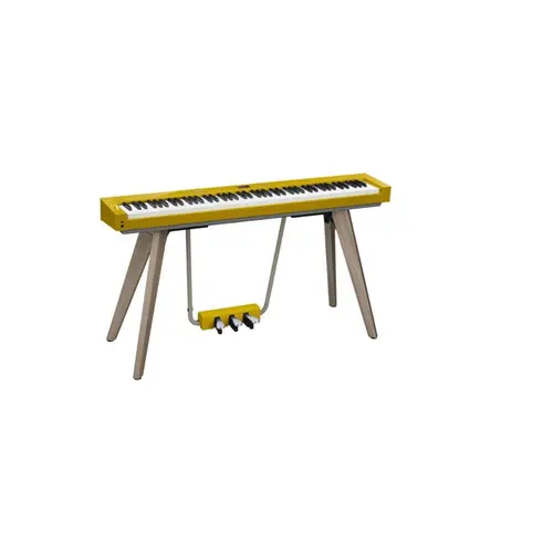 Piano Digital Casio Privia PX-S7000HM mostarda com suporte e pedal