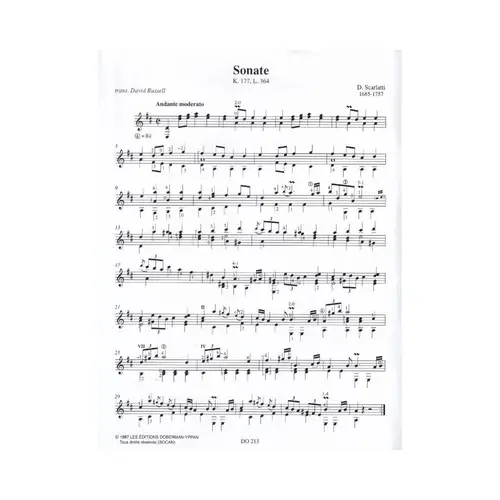 Six Sonates K. 177, 178, 232, 233, 277, 202