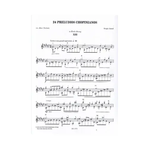 24 Prelúdios Chopinianos XIII-XVIII