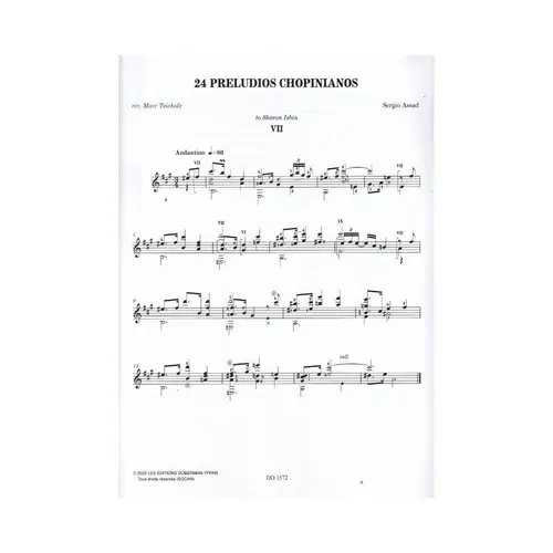 24 Prelúdios Chopinianos VII-XII
