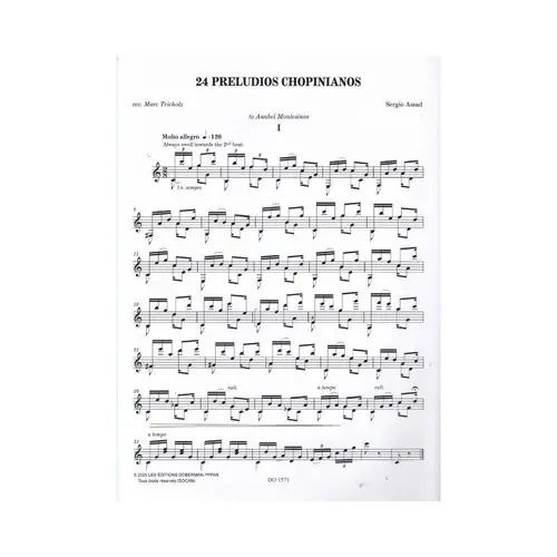 24 Prelúdios Chopinianos I-VI