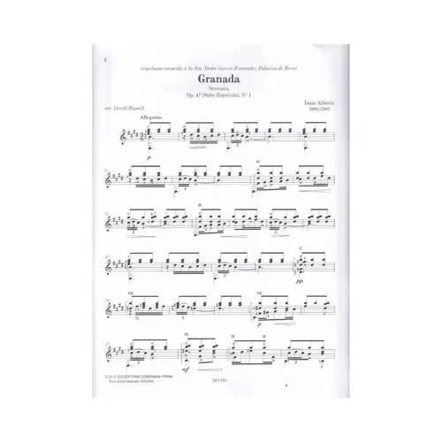 The Music of Albéniz vol.1 from Suite Espanola Op. 47