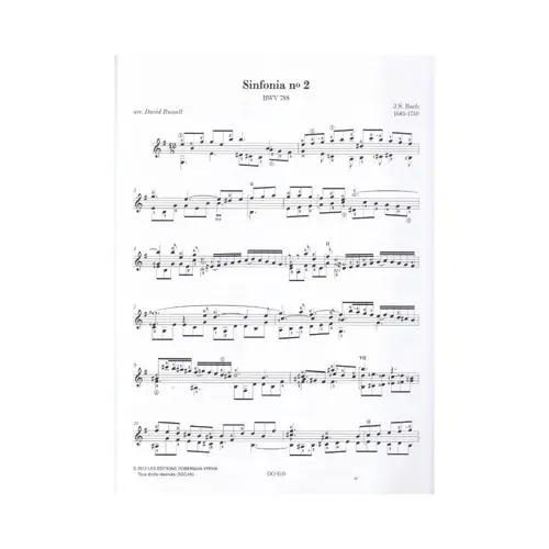 Sinfonias BWV 788, 791, 792, 797