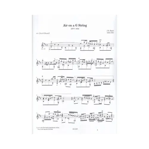 Air on the G string, Pastorale, Sinfonia