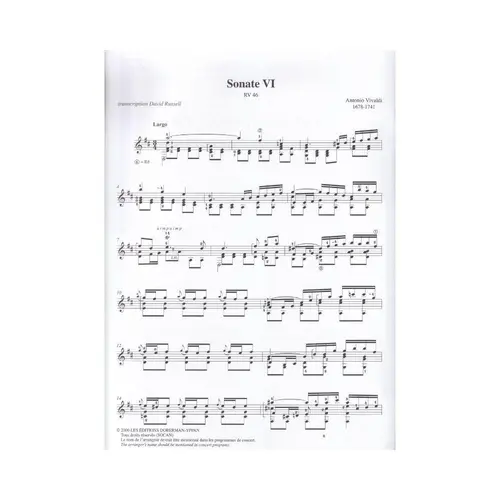 Sonate VI, RV 46
