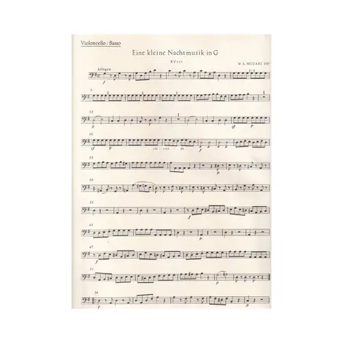 Eine Kleine Nachtmusik KV 525 (Reg+Partes)
