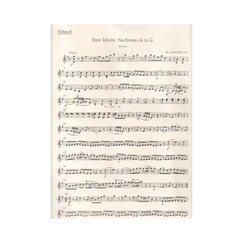 Eine Kleine Nachtmusik KV 525 (Reg+Partes)