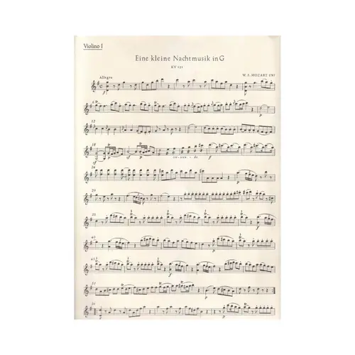 Eine Kleine Nachtmusik KV 525 (Reg+Partes)