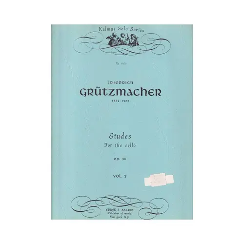 Etudes for the cello - Op.38 - Vol.2