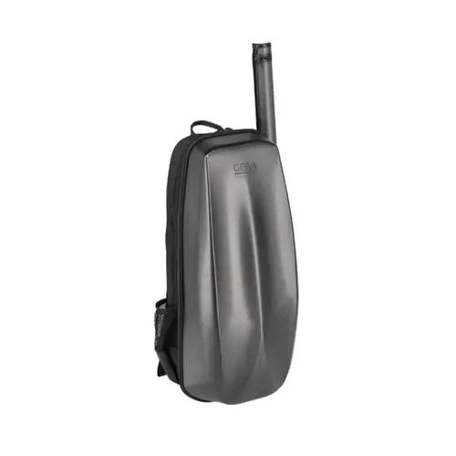 Estojo para violino 4/4-3/4 GEWA Rucksack Space Bag Titanium com estojo porta arco 79x19 cm