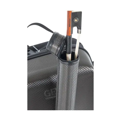 Estojo para violino 4/4-3/4 GEWA Rucksack Space Bag Titanium com estojo porta arco 79x19 cm