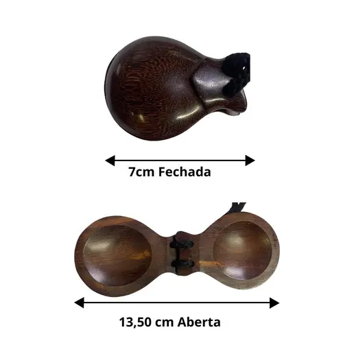 Castonhola GEWA Indian Rosewood - kit com 2 pares