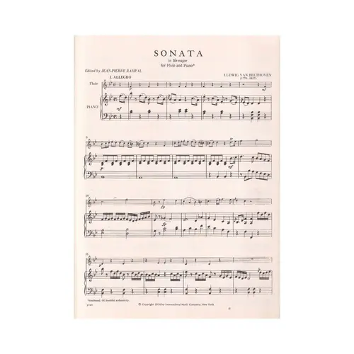 Sonata In Bb Major