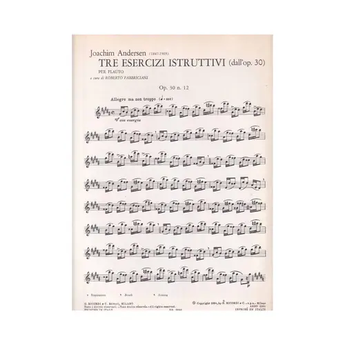 Tre Esercizi Instruttivi Op.30