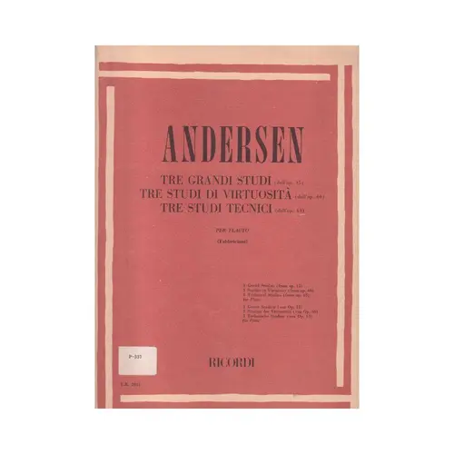 Tre Grandi Studi  - Op.15, 60, 63