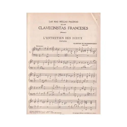 Clavedinistas Franceses  (Edição Antiga)