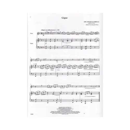 Gigue - Flute