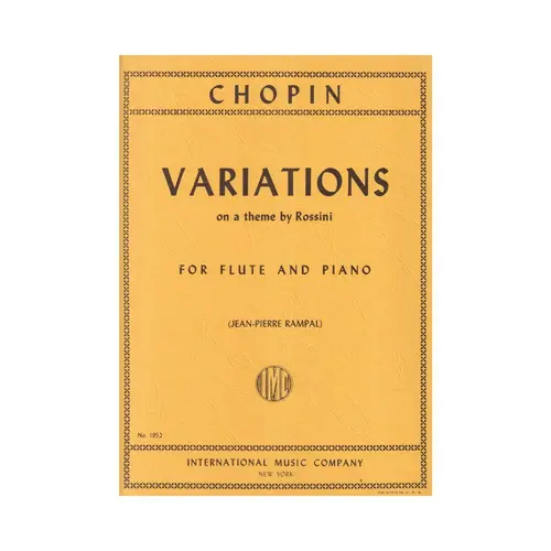 Variations On A Theme By Rossini For Flute