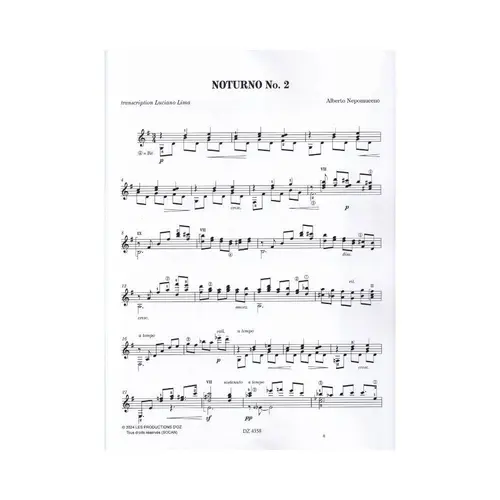 Noturno no. 2 - solo guitar