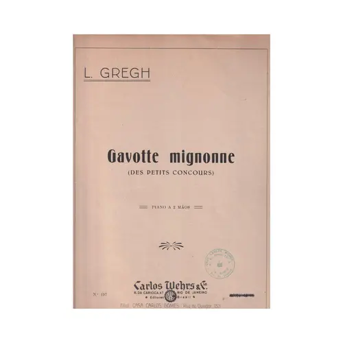 Gavotte Mignonne(Des Petits Concours)