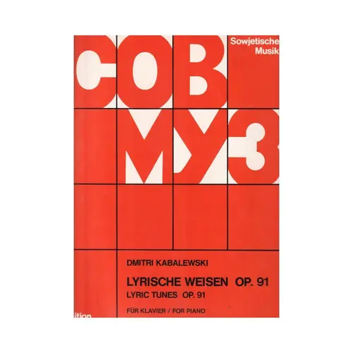 Lyrische Weisen fur klavier op. 91