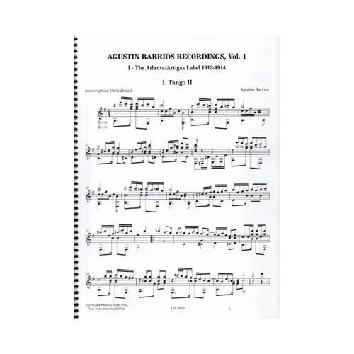 Agustin Barrios Recordings, vol. 1