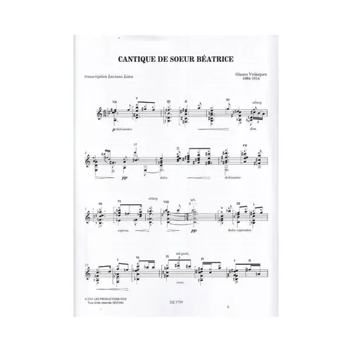Cantique de Soeur Béatrice / Canzone Strana